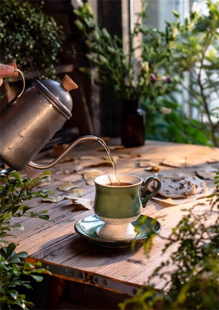 カプチーノカップ ハイフットカップ 2点セット コーヒーカップ 陶磁器カップ マグカップ