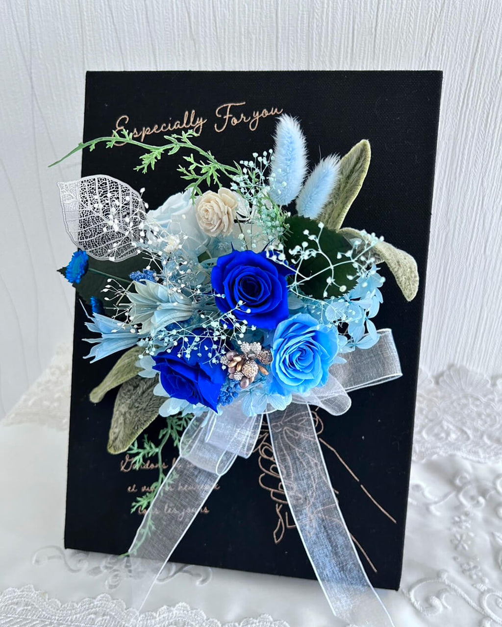 手作りギフトブーケ「青」