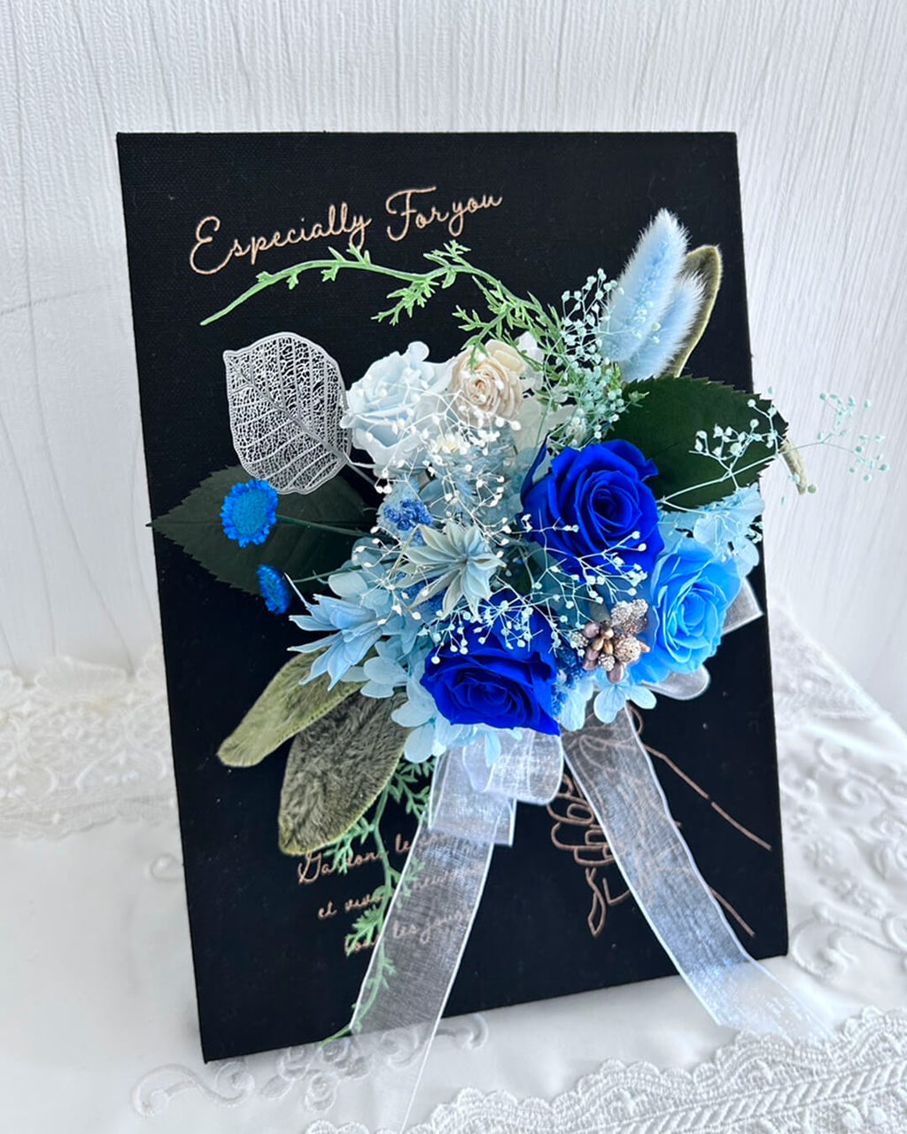 手作りギフトブーケ「青」