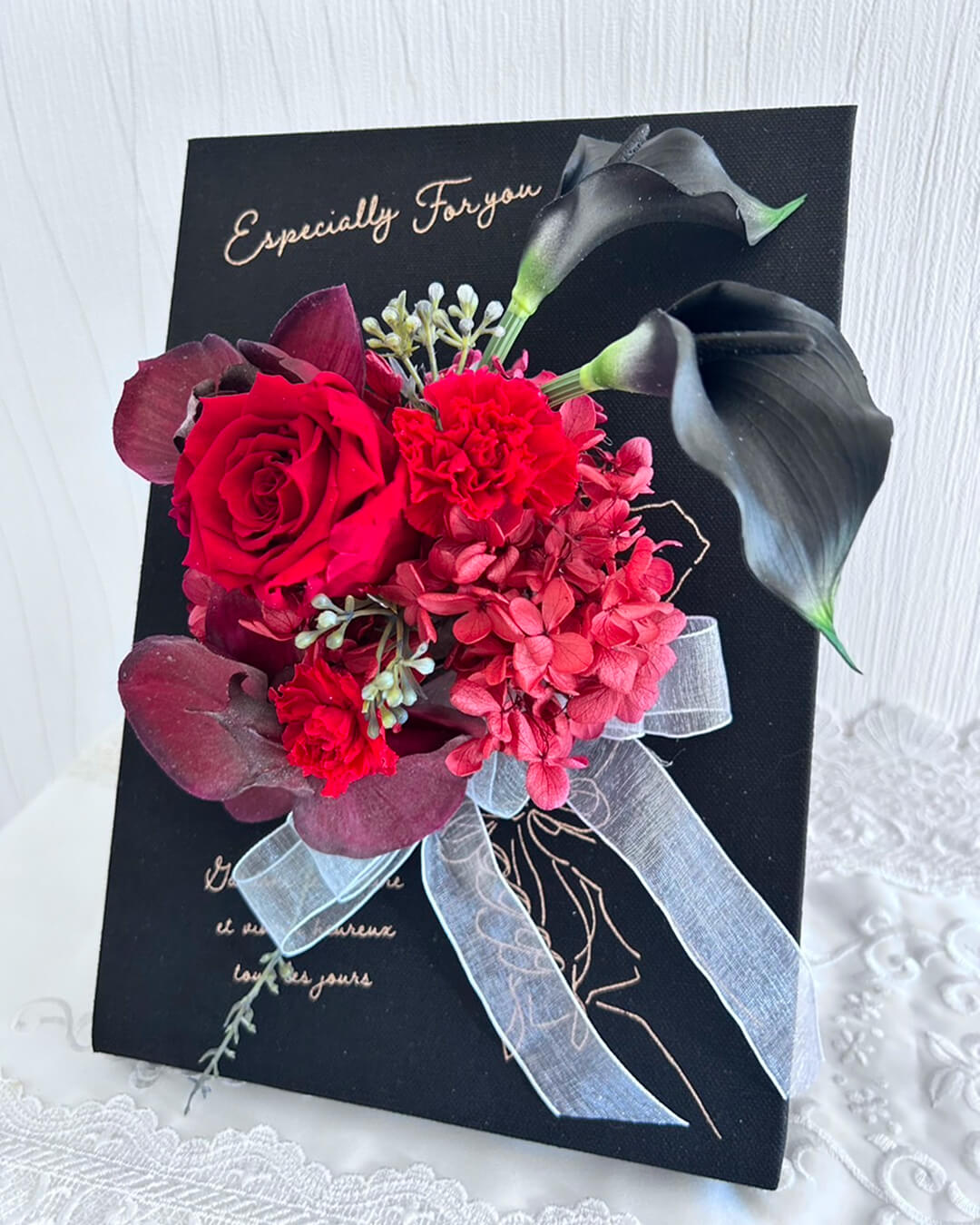 手作りギフトブーケ「赤」