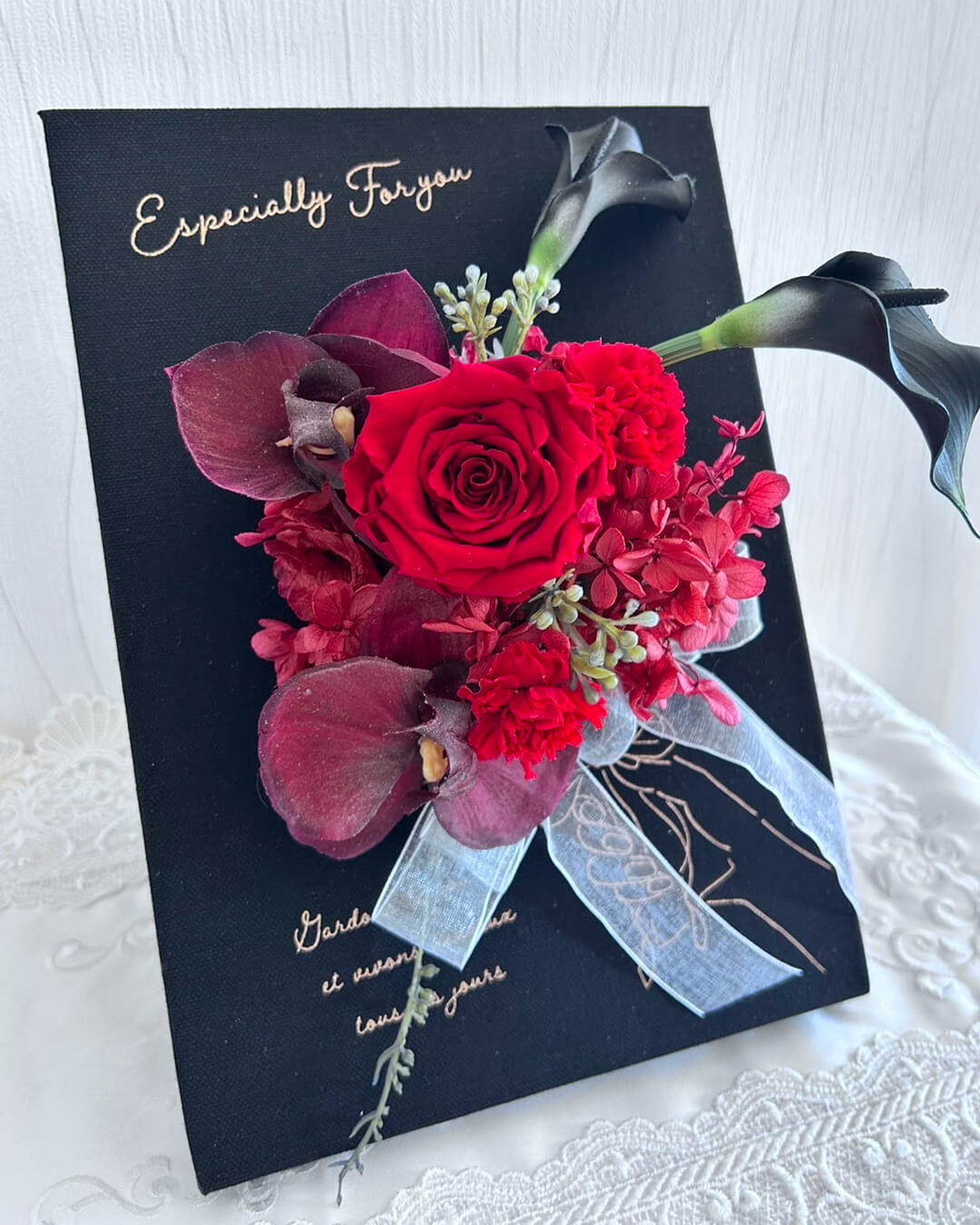 手作りギフトブーケ「赤」