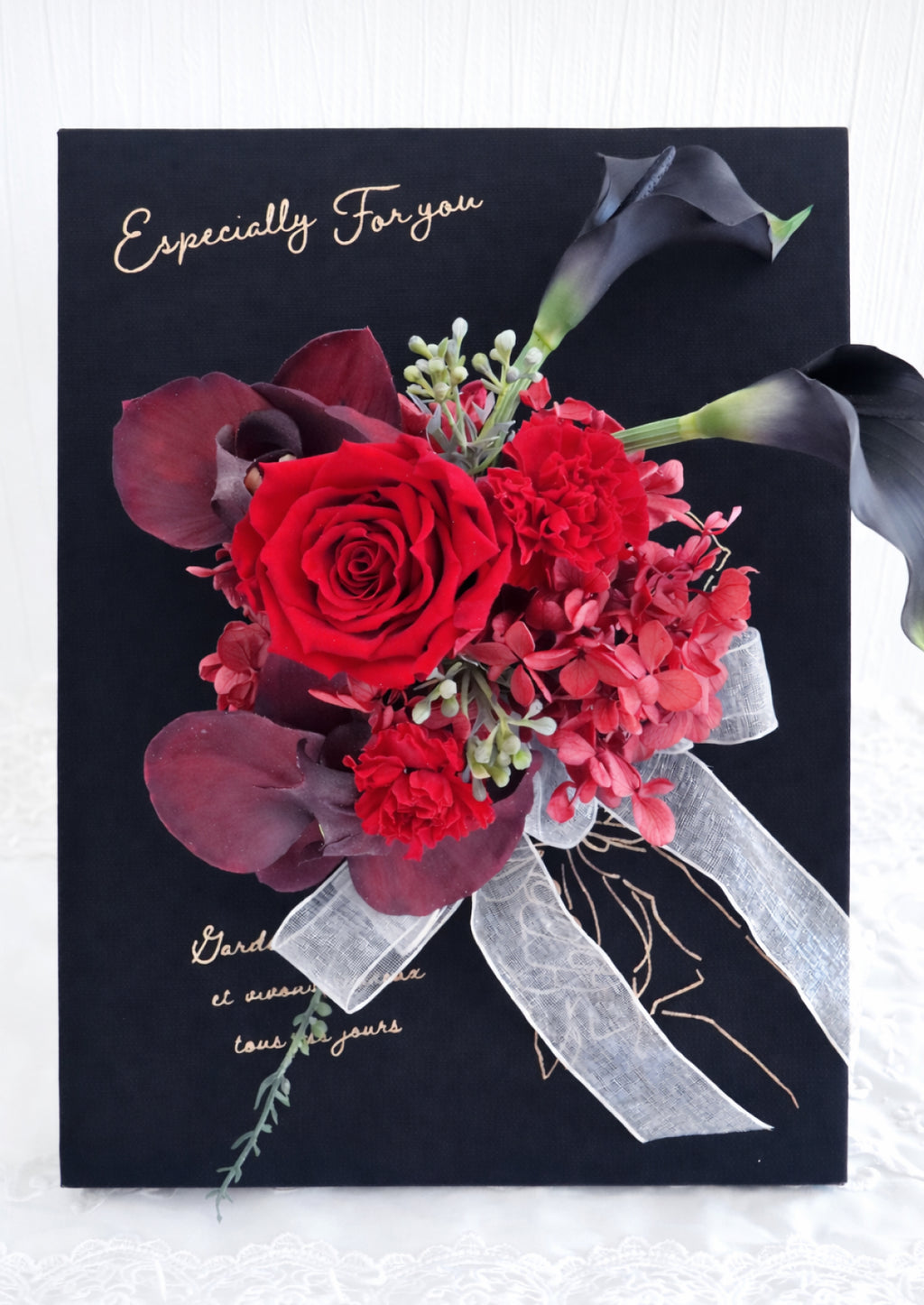 デザイナーズ ギフトブーケ「赤」