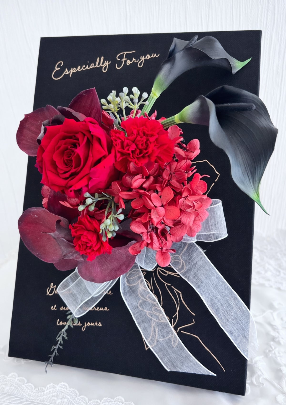 デザイナーズ ギフトブーケ「赤」