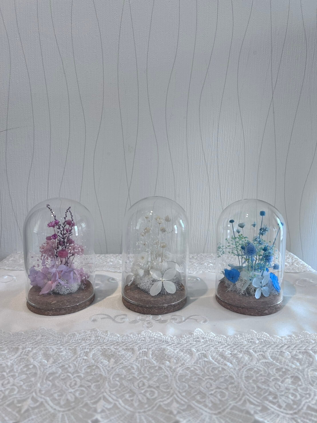 プリザーブドフラワー 小瓶アレンジ