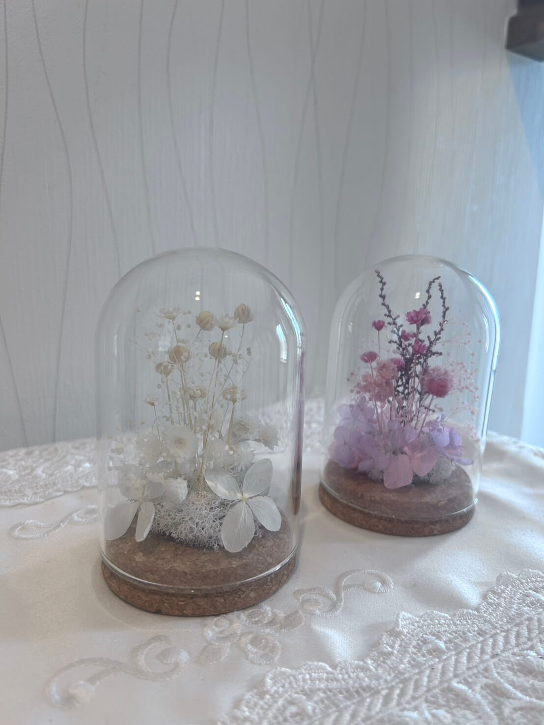 プリザーブドフラワー 小瓶アレンジ