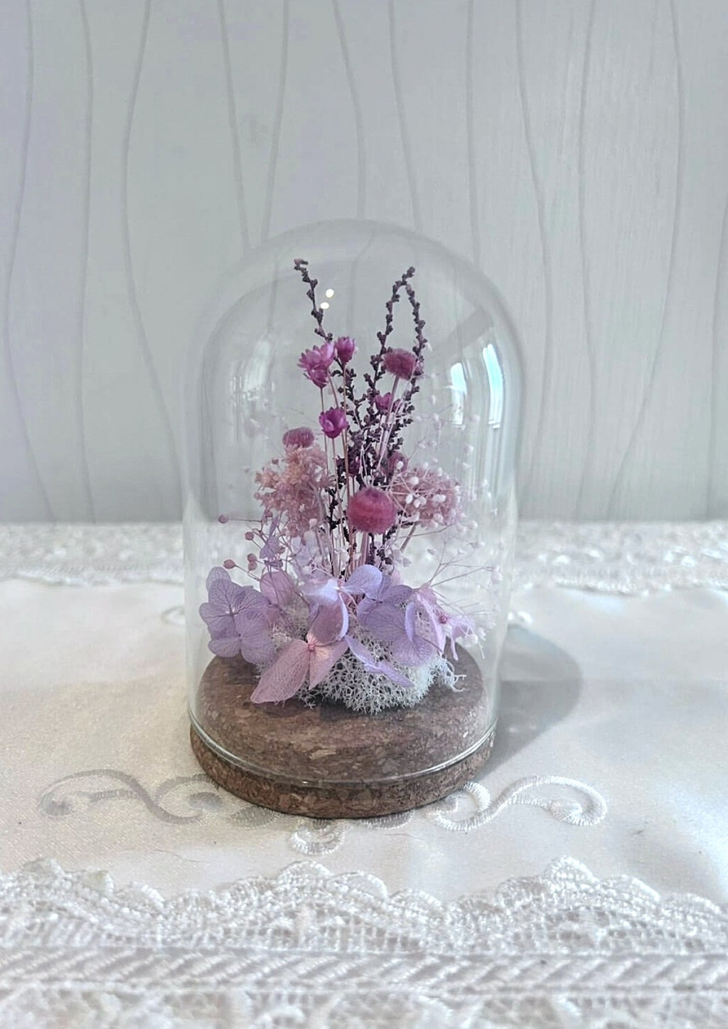 プリザーブドフラワー 小瓶アレンジ（縦15cm）